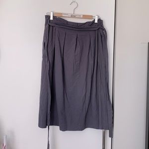 Polagram Paperbag Waist Knee-Length Skirt Size L